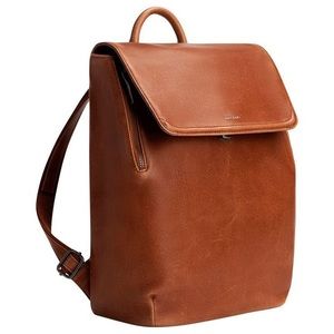 Matt & Nat Vegan Leather Backpack in Chili